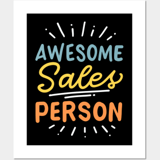 Awesome Salesperson Posters and Art